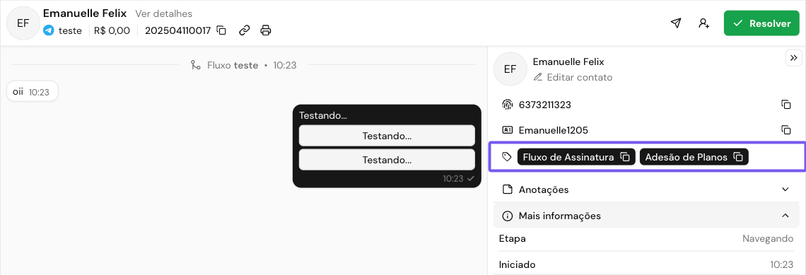 Pré-visualização ativada (claro)